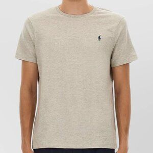 🔵🐎 Polo Ralph Lauren Custom Slim Fit Crewneck T-Shirt - TAN -New🔵🐎